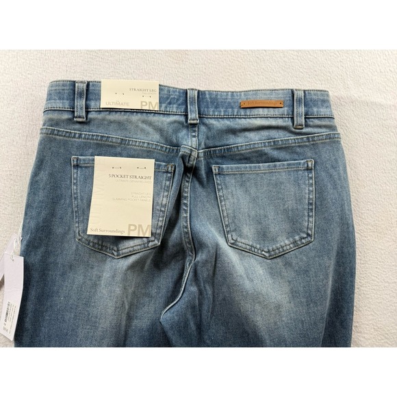 SOFT SURROUNDINGS NWT $89 Straight Leg The Ultimate Jeans Size M Petite - Picture 15 of 16